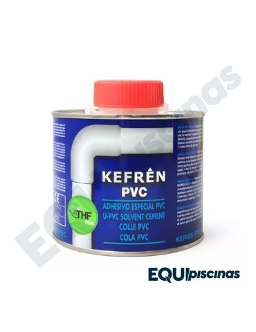 PEGAMENTO ADHESIVO PARA PVC MARCA KEFREN 500ml CON BROCHA EUROPEO