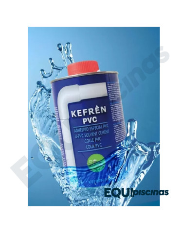 PEGAMENTO ADHESIVO PARA PVC MARCA KEFREN 500ml CON BROCHA EUROPEO