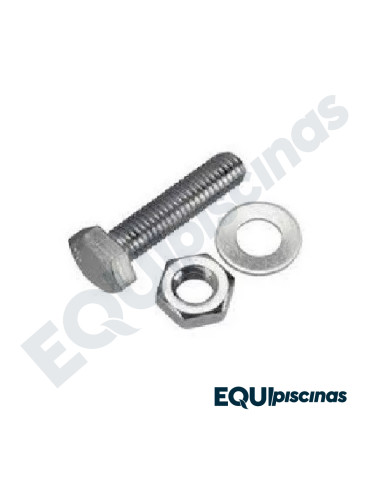 REPUESTO TUERCA Y TORNILLO PARA ABRAZADERA FILTRO EMAUX SERIE P