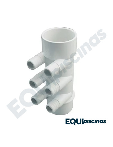 BOQUILLA AIRE/ AGUA MANIFOLD EMAUX, 40 GPM (8 SALIDAS EN PARALELO)