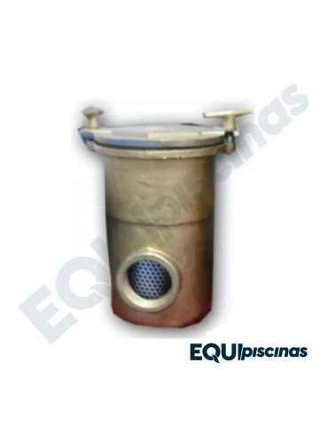 TRAMPA DE PELOS (PREFILTRO) ANDRADE POOLS 2" EN HIERRO FUNDIDO