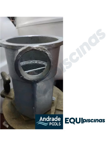 TRAMPA DE PELOS (PREFILTRO) ANDRADE POOLS 2" EN HIERRO FUNDIDO
