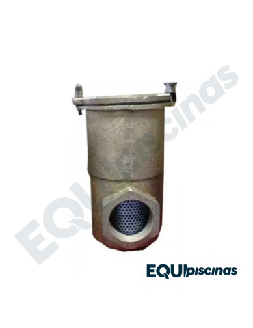 TRAMPA DE PELOS (PREFILTRO) ANDRADE POOLS 4" EN HIERRO FUNDIDO