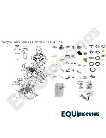 REPUESTO SOPORTE LAMINAS PARA CALENTADOR A GAS MARCA TELEDYNE LAARS