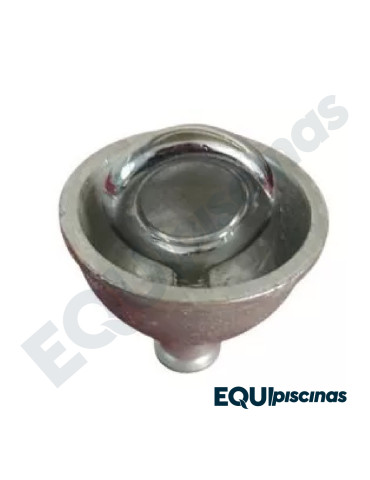 ANCLA DE CARRILERA TIPO COPA EN BRONCE CROMADO ANDRADE POOLS