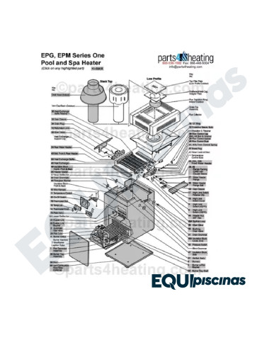REPUESTO FALANGE 2" CALENTADOR TELEDYNE LAARS