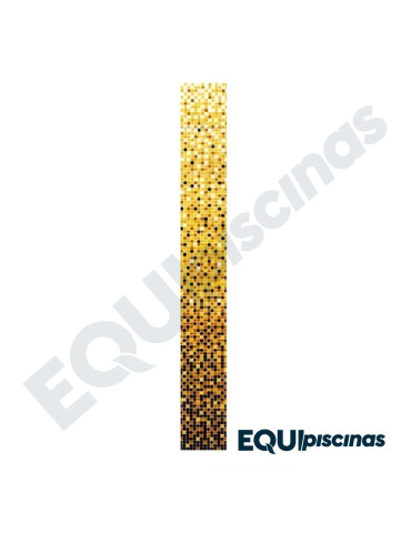 MOSAICO DE VIDRIO 2X2 DEGRADEE CAFE Nr 06 CAJA DE 2,14M²