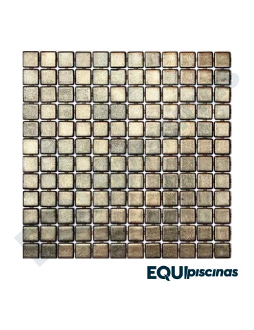 MOSAICO DE VIDRIO MEDITERRANEO 2.5X2.5cm SCORPIO SERIE SPACE CAJA DE 2Mts² EZARRI (EUROPEO)