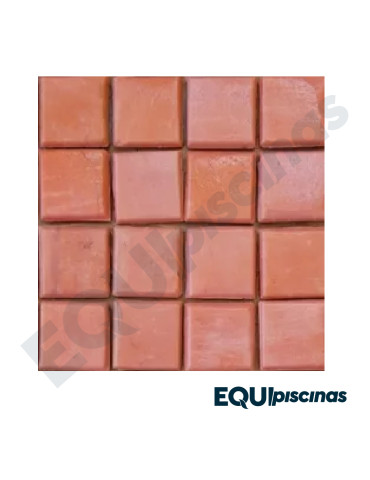MOSAICO DE VIDRIO VENECIANO 2X2 ROSA INTENSO CAJA 4m2 KOLORINES (MEXICANO)