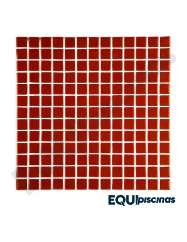 MOSAICO DE VIDRIO MEDITERRANEO 2.5X2.5cm MARRON ONDULADO CAJA DE 2Mts² EZARRI (EUROPEO)