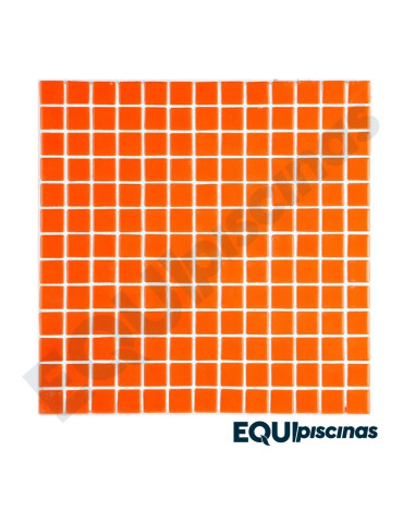 MOSAICO DE VIDRIO MEDITERRANEO 2.5X2.5cm SALMON CAJA DE 2Mts² EZARRI (EUROPEO)