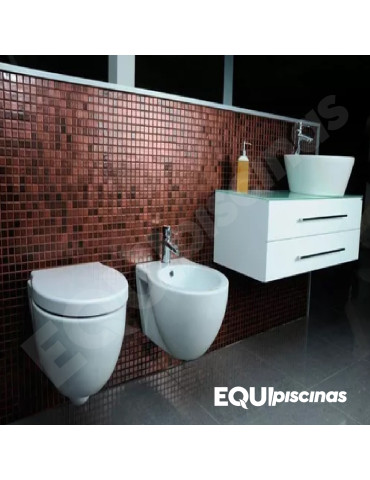 MOSAICO DE VIDRIO MEDITERRANEO 2.5X2.5cm LEO SERIE SPACE CAJA DE 2Mts² EZARRI (EUROPEO)