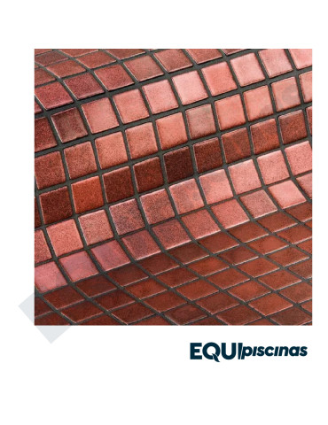 MOSAICO DE VIDRIO MEDITERRANEO 2.5X2.5cm LEO SERIE SPACE CAJA DE 2Mts² EZARRI (EUROPEO)