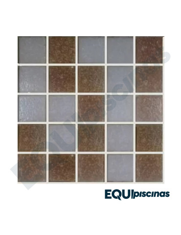 MOSAICO DE VIDRIO 2X2 MEZCLA PASTEL HS-04 SP CAJA DE 4,28M²