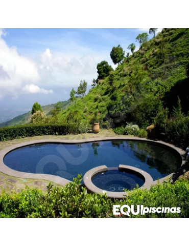 MOSAICO DE VIDRIO MEDITERRANEO 3.6X3.6 NEGRO NIEBLA CAJA DE 2Mts² EZARRI (EUROPEO)