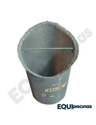 CESTA EN ACERO INOX PARA TRAMPA DE PELOS (PREFILTRO) 6" Y 8" MARCA ANDRADE POOLS EN HIERRO FUNDIDO