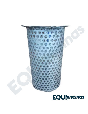 CESTA TRAMPA DE PELOS (PREFILTRO) ANDRADE POOLS 3" EN ACERO INOXIDABLE