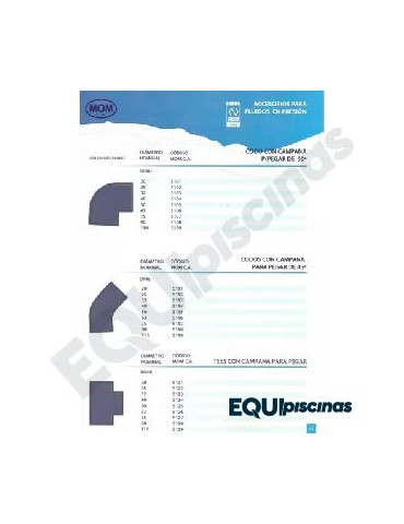 CODO PVC 50X90 PARA PEGAR