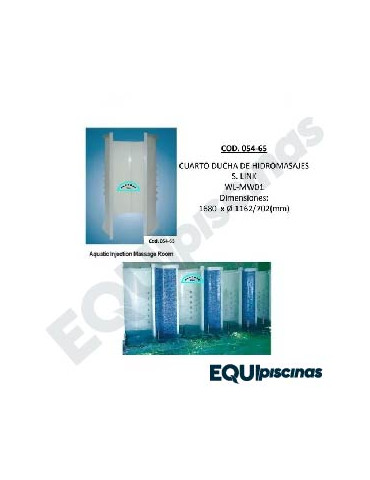 CUARTO DUCHA DE HIDROMASAJES ANDRADE POOLS FIBERGLASS