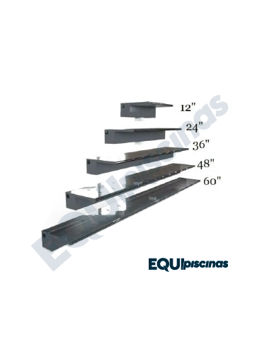 CASCADA LAMINAR PARA EMPOTAR NANTONIN 120 CM. (APROX 48 GPM-3HP)