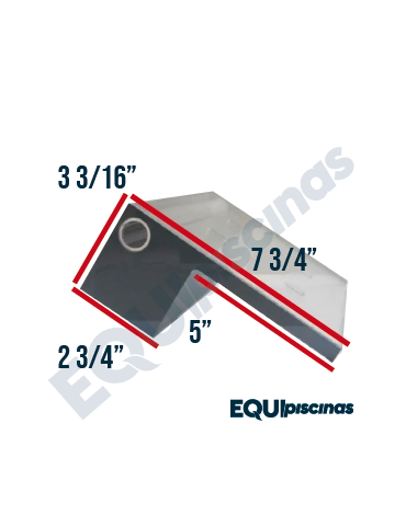 CASCADA LAMINAR PARA EMPOTAR NANTONIN 120 CM. (APROX 48 GPM-3HP)