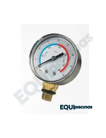 Manómetro de Presión Filtro de Piscinas Emaux