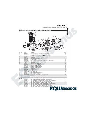 REPUESTO CESTA TRAMPA DE PELOS (PREFILTRO) HAYWARD BOMBA MAXFLO XL