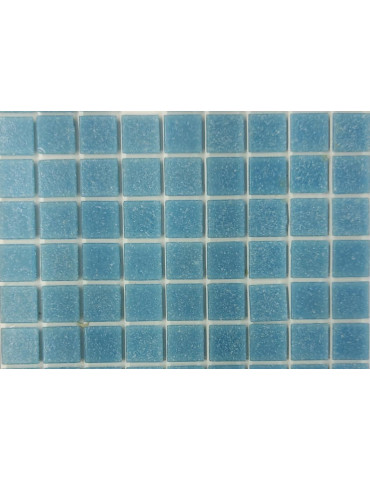 MOSAICO DE VIDRIO CH. 2X2 BLUE 02 S/PAPEL (2,14 M2)