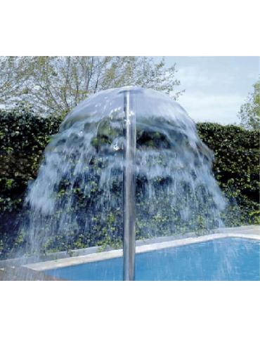 Fuente Hongo Acuático Ap Mod. Astral Acero Inox Y Fibra