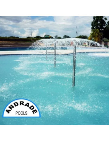 Fuente Hongo Acuático Ap Mod. Astral Acero Inox Y Fibra