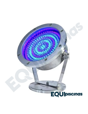 Reflector C/base, Led-252 17w, 12v Azul Ap