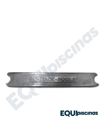 PELDAÑO DE ESCALERA ANDRADE POOLS EN BRONCE CROMADO MOD. EUROPA