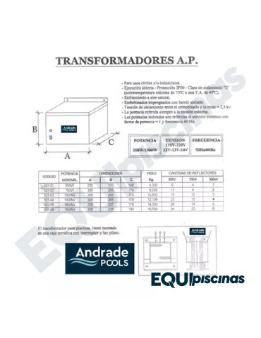 TRANSFORMADOR DE 1000W ENTRADA 220V SALIDA12V-13V Y 14V CON CAJA