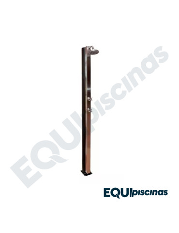 DUCHA EN ACERO INXO A316 FLEXINOX CALENTAMIENTO SOLAR MOD. HELIOS